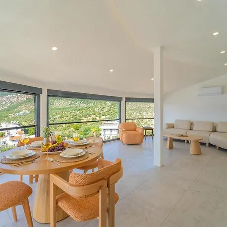 Apartman Full Sea View With Pool And Jacuzzi In Kalkan 4