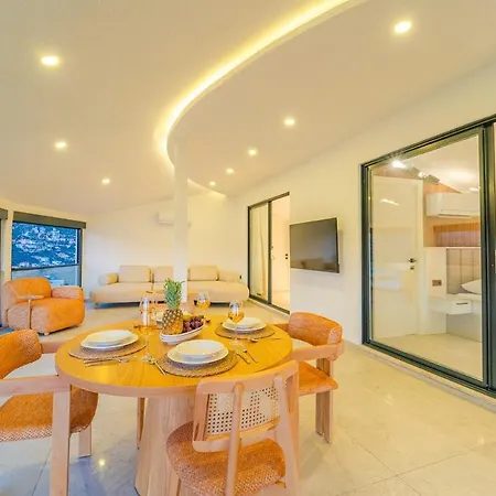 Apartman Full Sea View With Pool And Jacuzzi In Kalkan 4