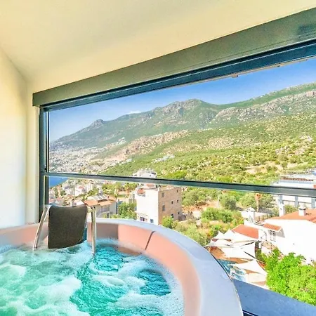 Apartman Full Sea View With Pool And Jacuzzi In Kalkan 4