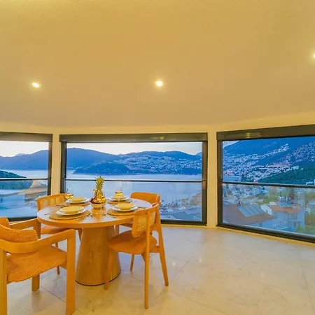 Apartmán Full Sea View With Pool And Jacuzzi In Kalkan 4 Kaş