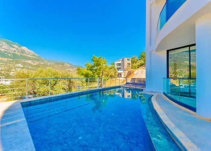 Full Sea View With Pool And Jacuzzi In Kalkan 4 * Kaş