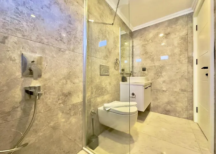 Full Sea View With Pool And Jacuzzi In Kalkan 4 Appartement